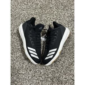 Adidas Boost Icon 4 Mens Breathable Baseball Cleats Size US 8 Black